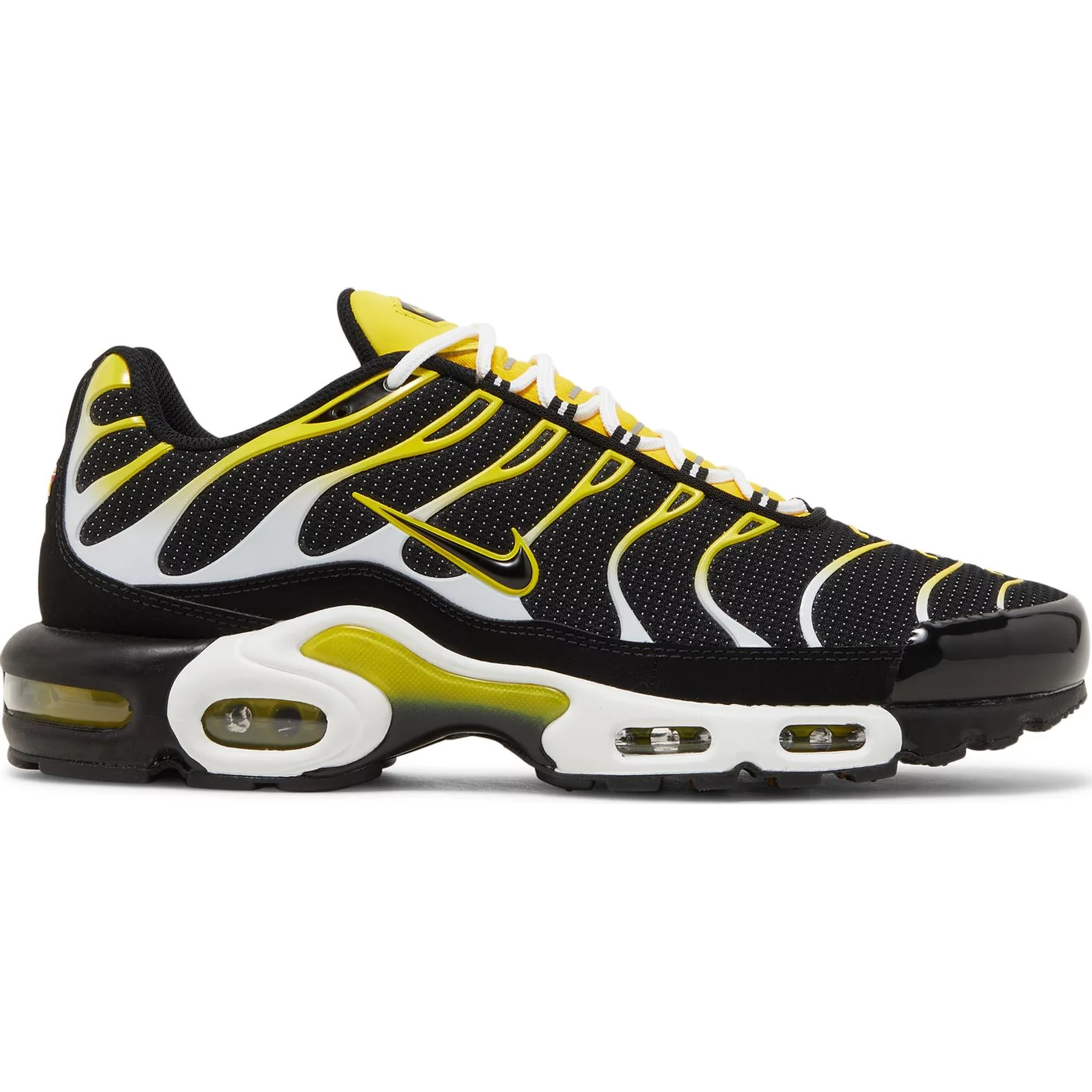 Air max plus yellow 2025 and black