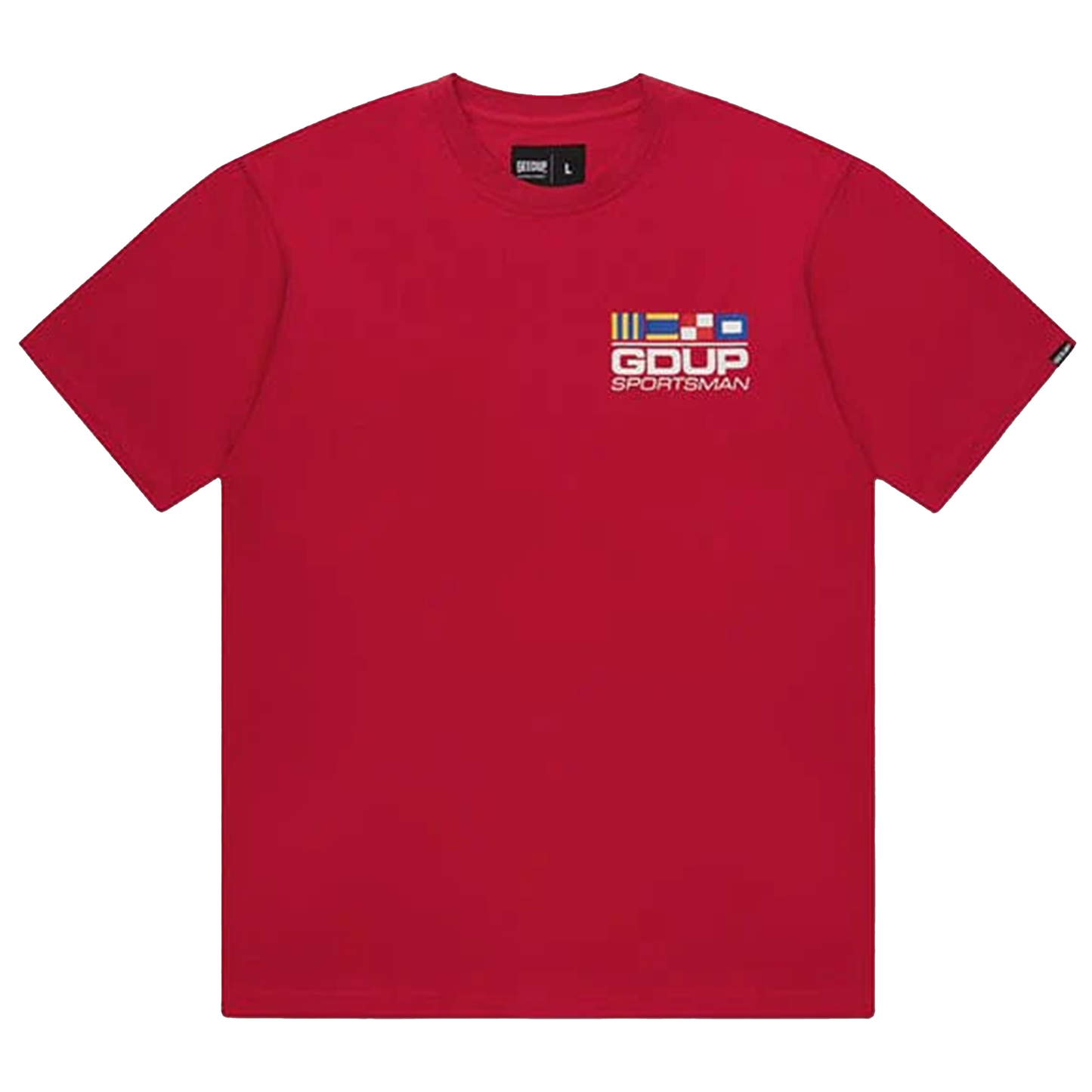 Geedup Sportsman Flag T-Shirt Red