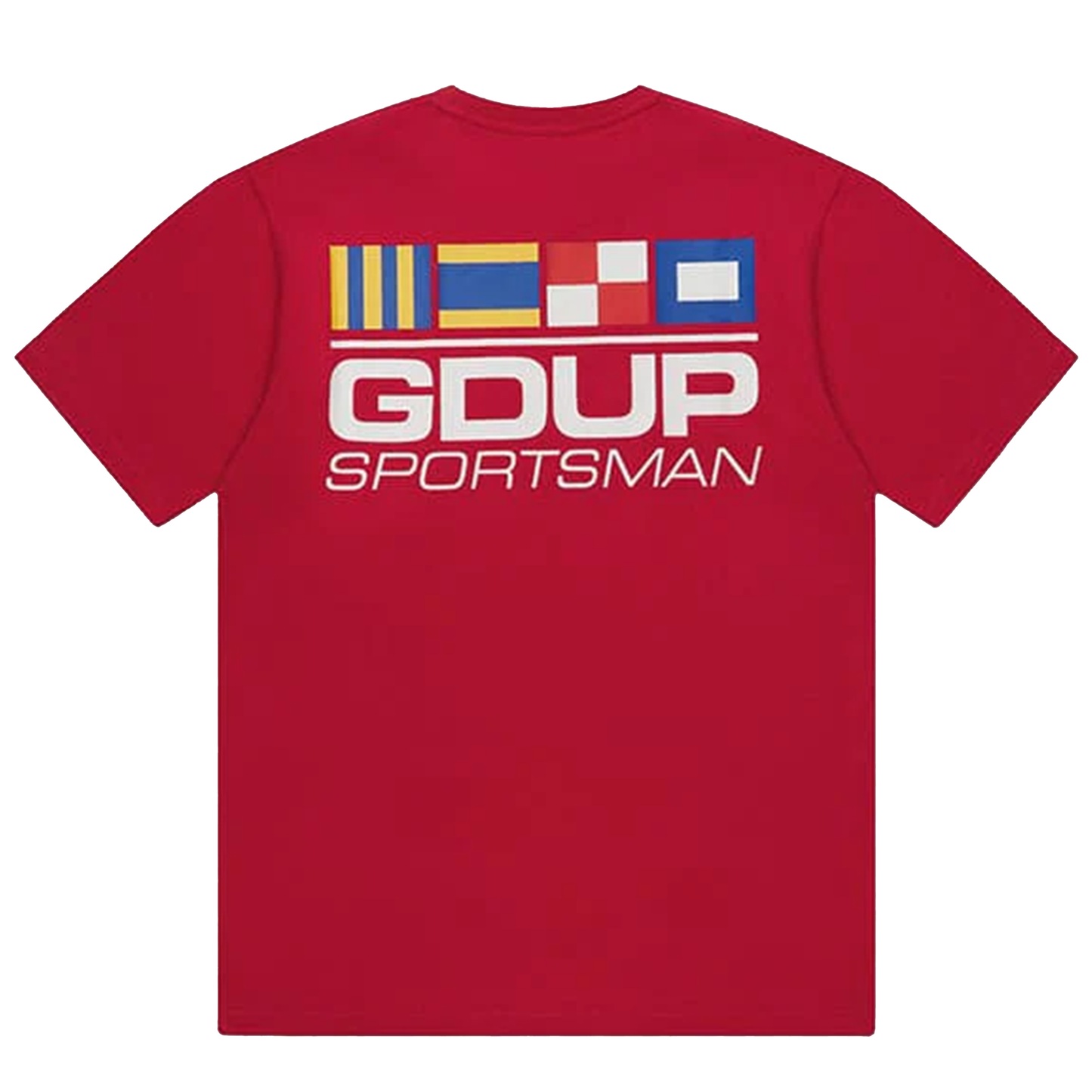 Geedup Sportsman Flag T-Shirt Red