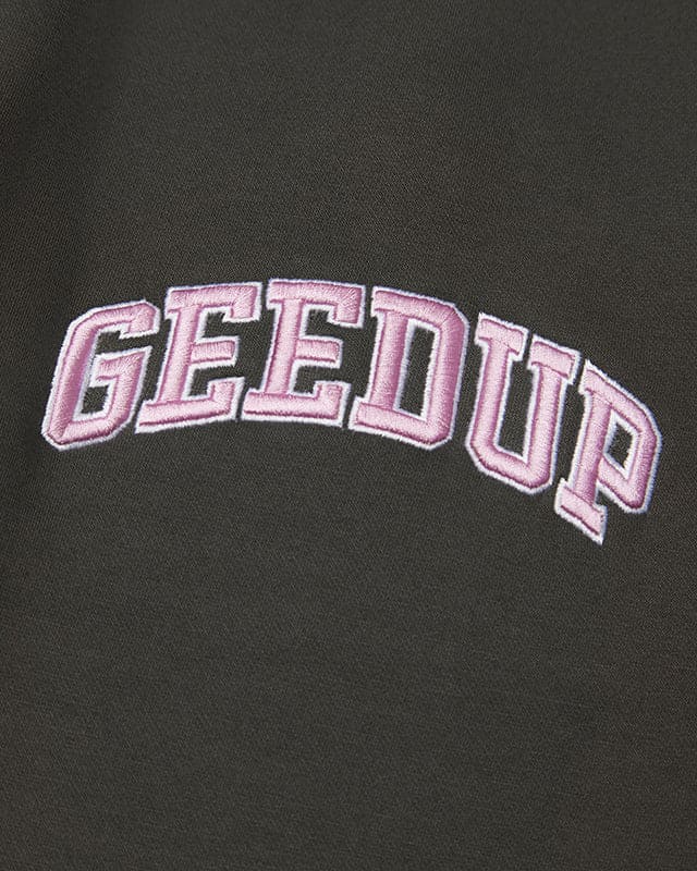 Geedup Team Logo Trackpants Charcoal / Dusty Pink Lavender