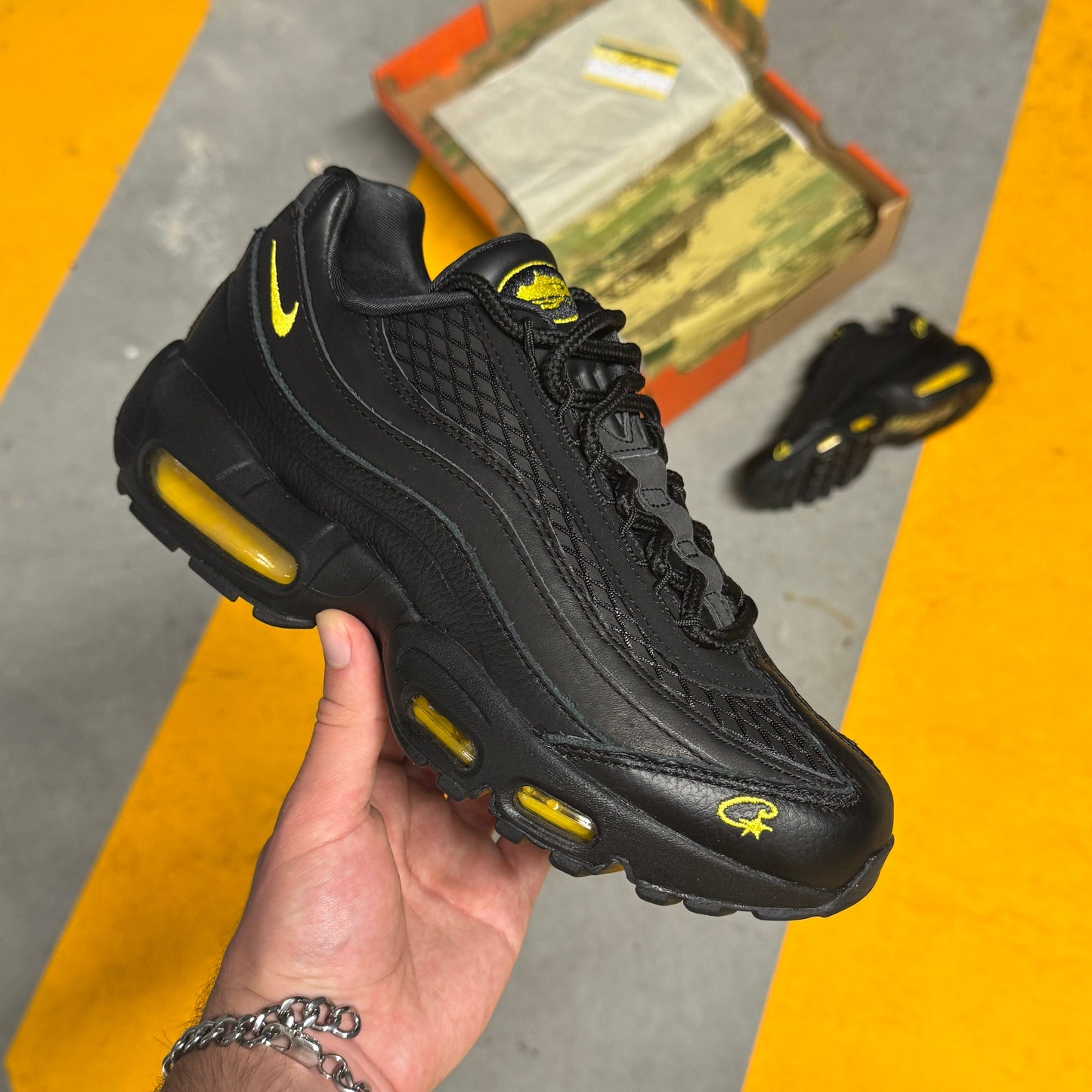 Corteiz x Nike Air Max 95 SP Honey Black (Brand New)