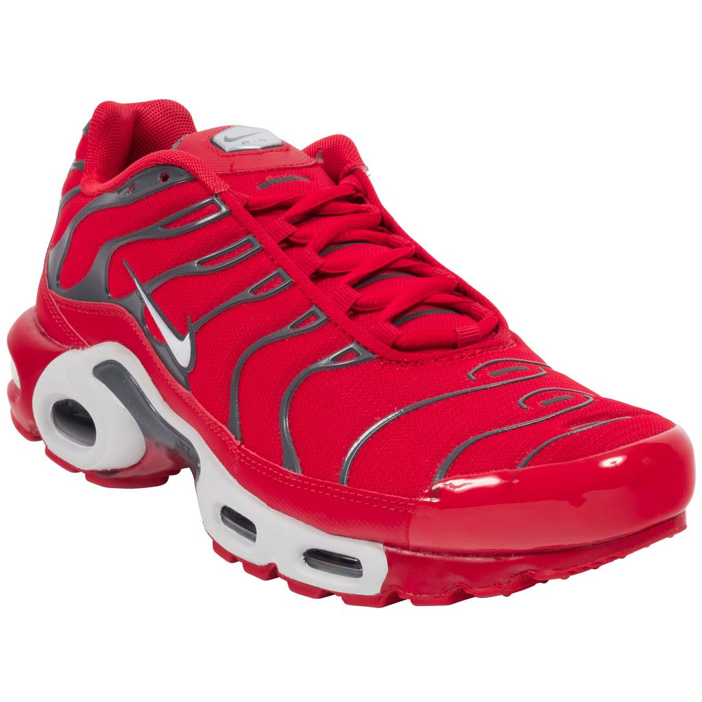 Nike air max plus university red pure platinum online